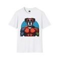 thumbnail image 3 of Boxer Pop Art Unisex Softstyle T-Shirt, 3 of 10