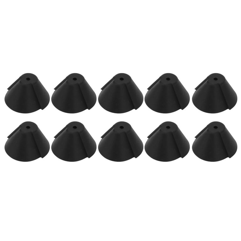 Earbud Tips 10pcs Flexible Hearing Earbud For Ear Black