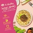 thumbnail image 5 of J WAY Instant Taiwan Squiggly Noodles with Pork Sauce, (Pack of 2) Air-Dried Vegan Chinese Asian Knife Cut Noodles, 17g High Protein Ready to Eat Top Noodles, 5 of 7