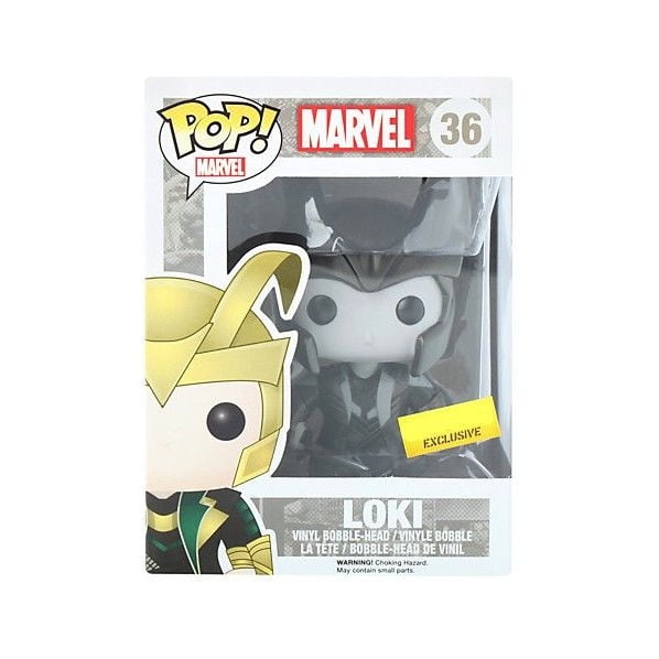 funko pop loki 36 black and white