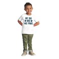 thumbnail image 3 of My Big Brother Has Paws Toddler Boy Girl T Shirt Infant Toddler Brisco Brands 5T, 3 of 6