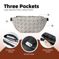 thumbnail image 2 of Sigee Funny Cat White for Multi-functional Belt Bag for Men and Women With Adjustable Strap For Travel Running Hiking, 2 of 8