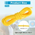 thumbnail image 2 of Uxcell Archery D Loop Rope String Nocking Loop Rope Serving Thread Release Material for Compound Bowstring Yellow, 2 of 7