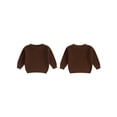thumbnail image 2 of RUINIXCW Toddler Baby Girl Boy Knit Sweaters Newborn Infant Baby Boys Girls Fall Winter Warm Sweater Clothes Long Sleeve Crewneck Oversized Pullover Knitwear Top, 2 of 8