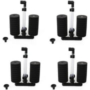 XINYOU XY-2822 Air Pump Double Sponge Water Filter for Aquarium，4-Pack