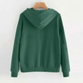 thumbnail image 4 of Christmas Hoodie for Women Long Sleeved Tops Funny Holiday, Graphic Sweatshirt with Pockets Green-2 L, 4 of 6