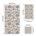 thumbnail image 3 of Pink Blue Hydrangea Towel Set of 3, Soft Microfiber Bath Towels, Hand Towel, Washcloths, Spring Summer Botanical Flowers Quick-Dry Absorbent Towels for Bathroom Kitchen Hotel Beach Gym Spa, 3 of 9