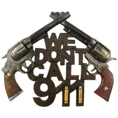 Moose Warning Sign - New Funny WE DON'T CALL 911 Home Security Warning Sign Gun Front Door/Wall Decor