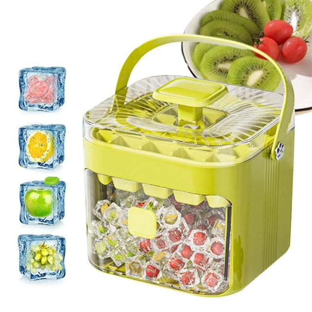 Cqxid Kitchen Ice Grid Under $15 Home & Garden Ice Cube Mold Ice Tray For Freezer | Leak Proof Lid & Large Capacity Storage | Grade PP Ice 24 Cavities Ice Maker NO Easy Release For Fruits