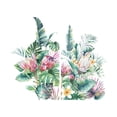 thumbnail image 1 of Calcomanías de pared con flores, calcomanías florales para pared, fáciles de despegar, murales de pared, decoración para guarderías infantiles, salas, 1 of 7