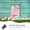 thumbnail image 2 of 10 Pcs Garden Flag Clip Poles Stakes Holder Fixing Tool Bracket The Banner Metal, 2 of 6