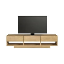 Nexera Rustik TV Stand for TVs up to 80 inches, Golden Maple