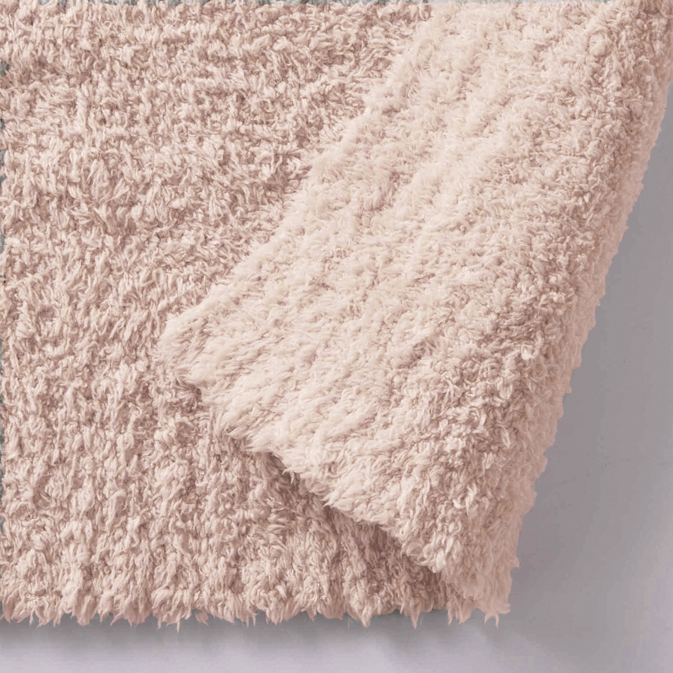 Better Homes & Gardens Cozy Knit Blanket, Pink Blush, Full/Queen