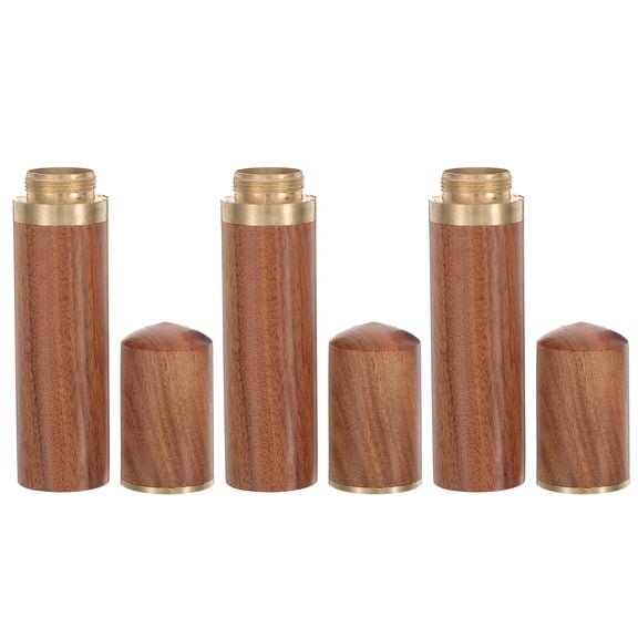 3 Pcs Needle Storage Case with Syringe Sewing Pins Holder Wood Embroidery Tool Organizer Container