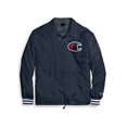 thumbnail image 1 of Champion Life Mens Satin Coaches Jacket, M, Navy, 1 of 4