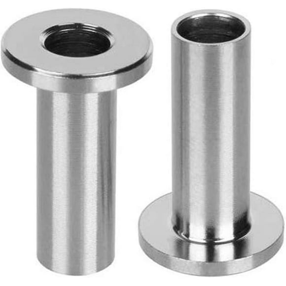 30 Pcs Stainless Steel Protective Sleeves For 5/32 Inch Cable Railing Wooden Posts, Diy Balustrade