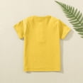 thumbnail image 6 of TOWED22 Boys Short Sleeve Tops Crew Neck Graphic T-Shirts Truck Print Cotton Tees(Gold,4-5 Y), 6 of 6