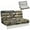 Duck Camo Hunting Flag, variant on Qpednta Camo Green Bow RV Couch Covers for Jackknife Sofa Bed 2-Piece Seat Covers & Stretchable Backrest for Campers, Travel Trailers, and Home Living Rooms