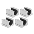 thumbnail image 2 of Bloque deslizante de rodamiento 4 piezas tipo abierto SBR16UU Bloque deslizante de movimiento lineal de aleación de aluminio de baja fricción para máquinas herramienta CNC ANGGREK Otros, 2 of 8