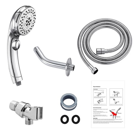 Sprayer Home Universal With On Off Switch High Pressure Shower Head Set ...