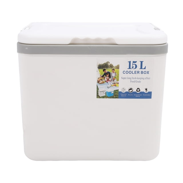 Glacière Portable Isolée 15L EPS Professionnelle Isolation Durable pour Pique-Nique Pêche Commerciale