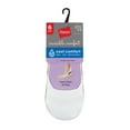 thumbnail image 3 of Hanes 6-Pack Ballerina Socks Womens Invisible Comfort Liner Cool Comfort Wicking, 3 of 5