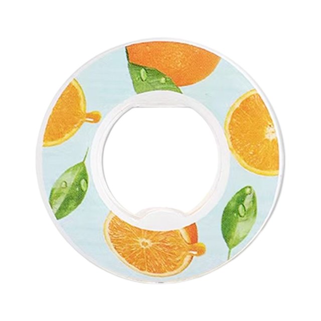 Anillo De Fragancia Anillo de fragancia de orificio redondo Anillo de sabor a fruta para botella de agua perfumada (naranja) Ehuebsd Libre de BPA