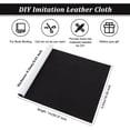 thumbnail image 2 of 39.4x16.9 Inch Black Imitation Leather Notebook Binding Cloth With Velvet Surface - Paper Backed Close-Weave Cloth for Bookcover and Box Making DIY Crafts Dark Red, 2 of 9