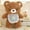 BU.Blue, variant on 10in Blue Bear Plush w/Scarf - Weighted Paws Sleep Companion, Soft Polyester Stuffed Animal & Holiday Gift for Kids (Gift-Ready Packaging) Blue