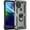 Silver, variant on Dteck Case For Motorola Moto G Stylus 5G (2021 Released) 6.8-inch,Shockproof Rugged Rubber Armor Case Hybrid Hard PC Ring Holder Kickstand Protective Phone Cover,Silver