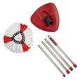 thumbnail image 2 of 4-Pack O Cedar EasyWring Spin Mop Replacement Heads - Microfiber Mop Refills With Scrub Brush 2 of 6