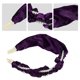 thumbnail image 3 of 1 Uds. De diademas anudadas para mujer, diadema con cuentas de perlas de imitación a la moda, diademas anchas para la cabeza, accesorios para el cabello, púrpura, 3 of 7