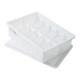 thumbnail image 1 of Estuche de almacenamiento de ropa interior Macarena Organizador de almacenamiento Blanco 10 rejillas, 1 of 7