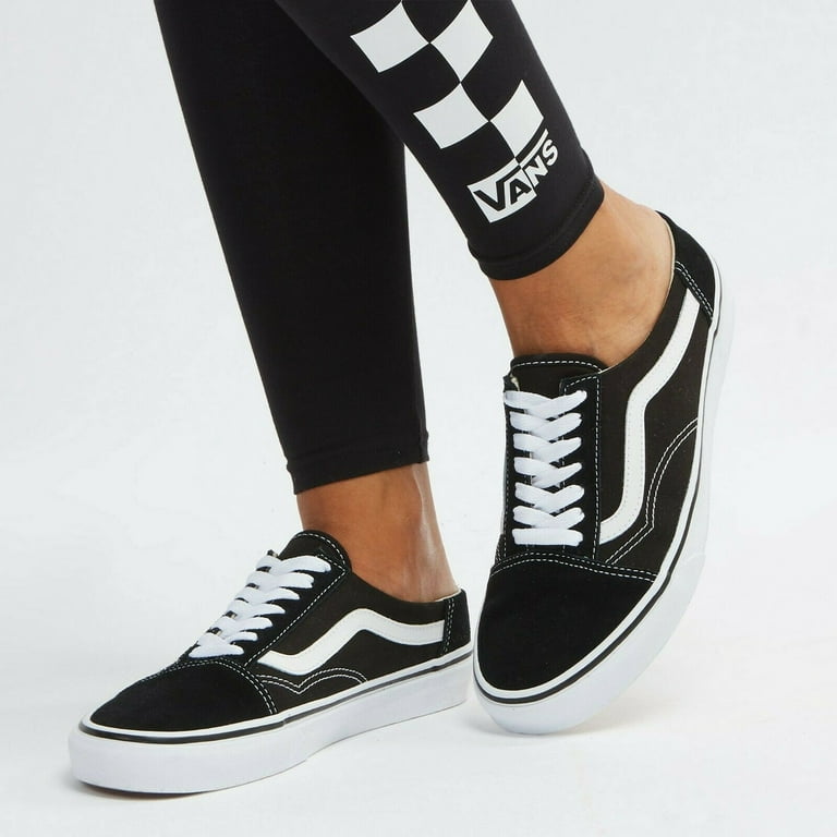 browser Far Ny mening Vans Old Skool Mule Black/True White Women's Skate Shoes Size 10.5 -  Walmart.com