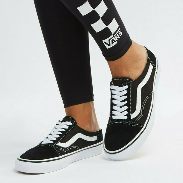 Vans Old Skool Mule Black/True White Women's Skate Shoes Size  -  