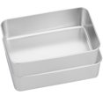 thumbnail image 1 of 2Pcs Tiramisu Cake Pan Stainless Steel Baking Pan Cake Baking Molds Stainless Steel Boxes, 1 of 6