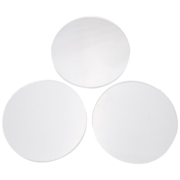 TABLZONE Clear Acrylic Round Discs for Clay Pressing, Crafting, Art Projects, Supplies and Uses
