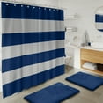 thumbnail image 5 of Hearth & Harbor 20 Piece Bathroom Accessories Set, Navy Blue Bathroom Decor Set, 5 of 9