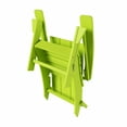 thumbnail image 5 of WestinTrends Ashore All-Weather Poly Lumber Adirondack Chairs, Foldable Modern Farmhouse Design, Outdoor Patio Seating, Lime, 5 of 9