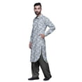 thumbnail image 3 of Atasi Kurta Pathani en Rayonne Imprimée avec Salwar Uni pour Tenue de Fête pour Hommes, 3 of 5