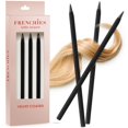 thumbnail image 1 of Frenchies French Twist - Palillos chinos para el pelo ultra flocados, extra suaves, para mujeres, niñas, adolescentes, moños, bailarinas, accesorios de boda para peinados recogidos, paquete de 3, colo, 1 of 1