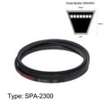 thumbnail image 2 of Unique Bargains SPA2300 V-Belts Drive Belt 2300mm Pitch Length Rubber for Power Transmission, 2 of 6