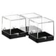 thumbnail image 4 of ColoMX Cajas transparentes de 3 uds., vitrinas de muestras minerales, contenedor de almacenamiento de joyas, 4 of 7
