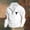 White(New), variant on PNTUTB Mens Quarter Zip Fleece Stand-up Collar Pullover Retro Bullhead Print Casual Long Sleeve Comfort Sweatshirt