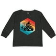 thumbnail image 3 of Inktastic Four Wheeling Atv off Roading Retro Boys Long Sleeve Toddler T-Shirt, 3 of 5