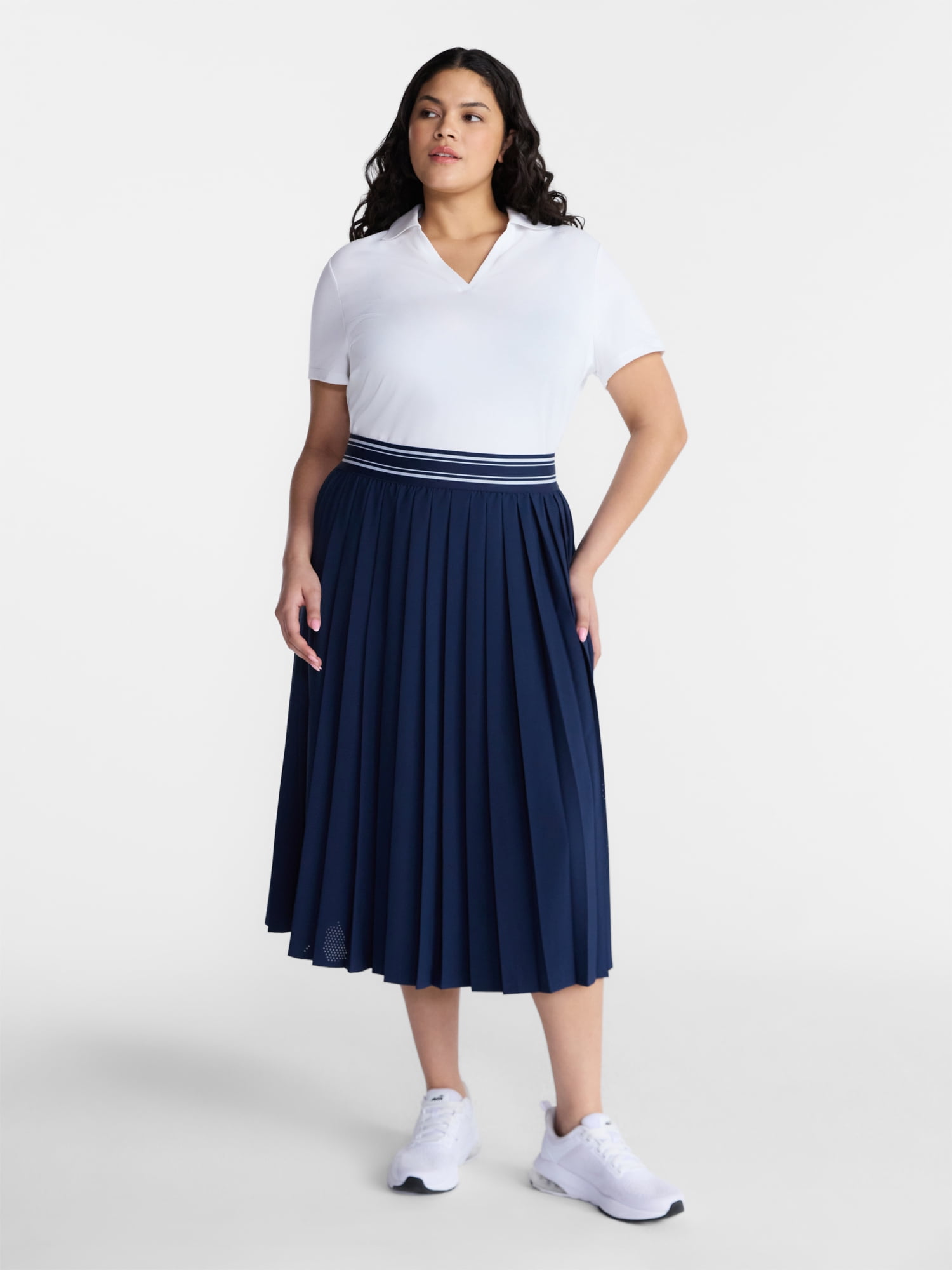 Avia Women's Pleated Midi Skirt, Sizes XS-XXXL