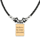 thumbnail image 1 of creer en tu sueño inspirador collar a mano colgante de cuerda de cuero Unbranded M, 1 of 3