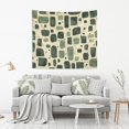 thumbnail image 2 of Yayeee Tapestry Wall Hanging for Bedroom 80" x 60" Living Room Home Wall Art Decor, Green Geometric, 2 of 7