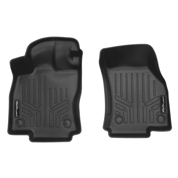 SMARTLINER All Weather Protection Custom Fit Black 1st Row Floor Mat Liner Set Compatible With 2015-2021 Volkswagen Golf/ Golf GTI
