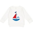 thumbnail image 2 of Inktastic Sailboat Cute Toddler Sweatshirt, 2 of 4